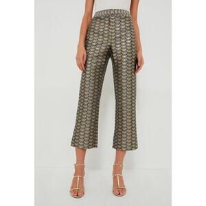 TUCKERNUCK Champagne Pop Terez Pants Size 2 NWT Retail $228 Tuckernuck